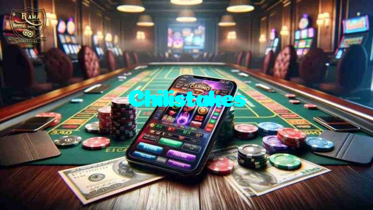 Chilistakes casino presented on mobile device in Pakistan with slots and live games